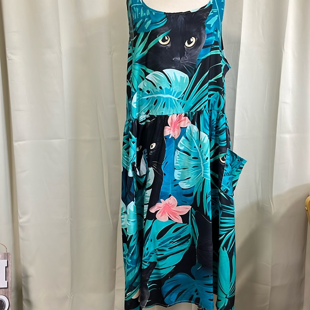 Tropical Cat Dress